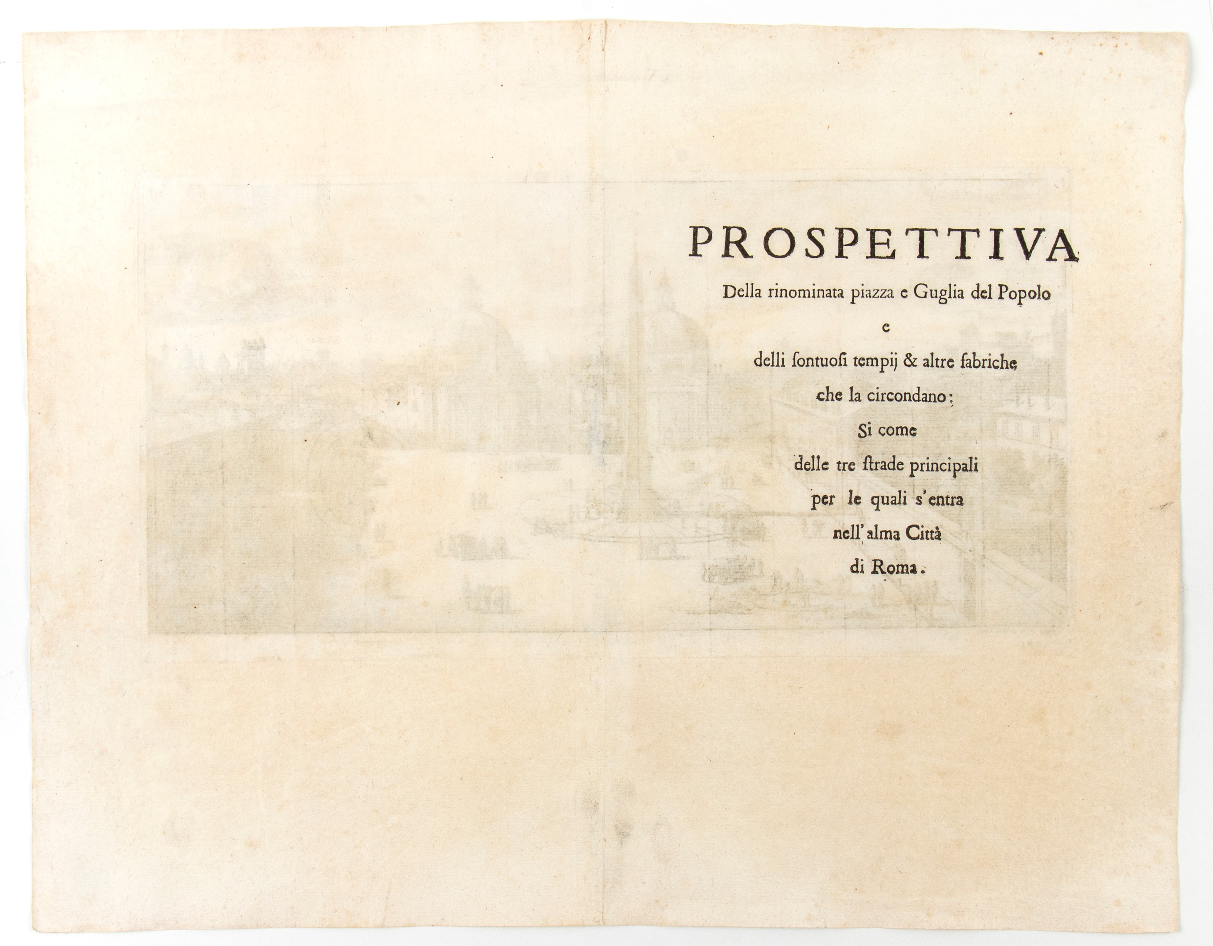 Gaspar Van Wittel - Piazza del Popolo a Roma