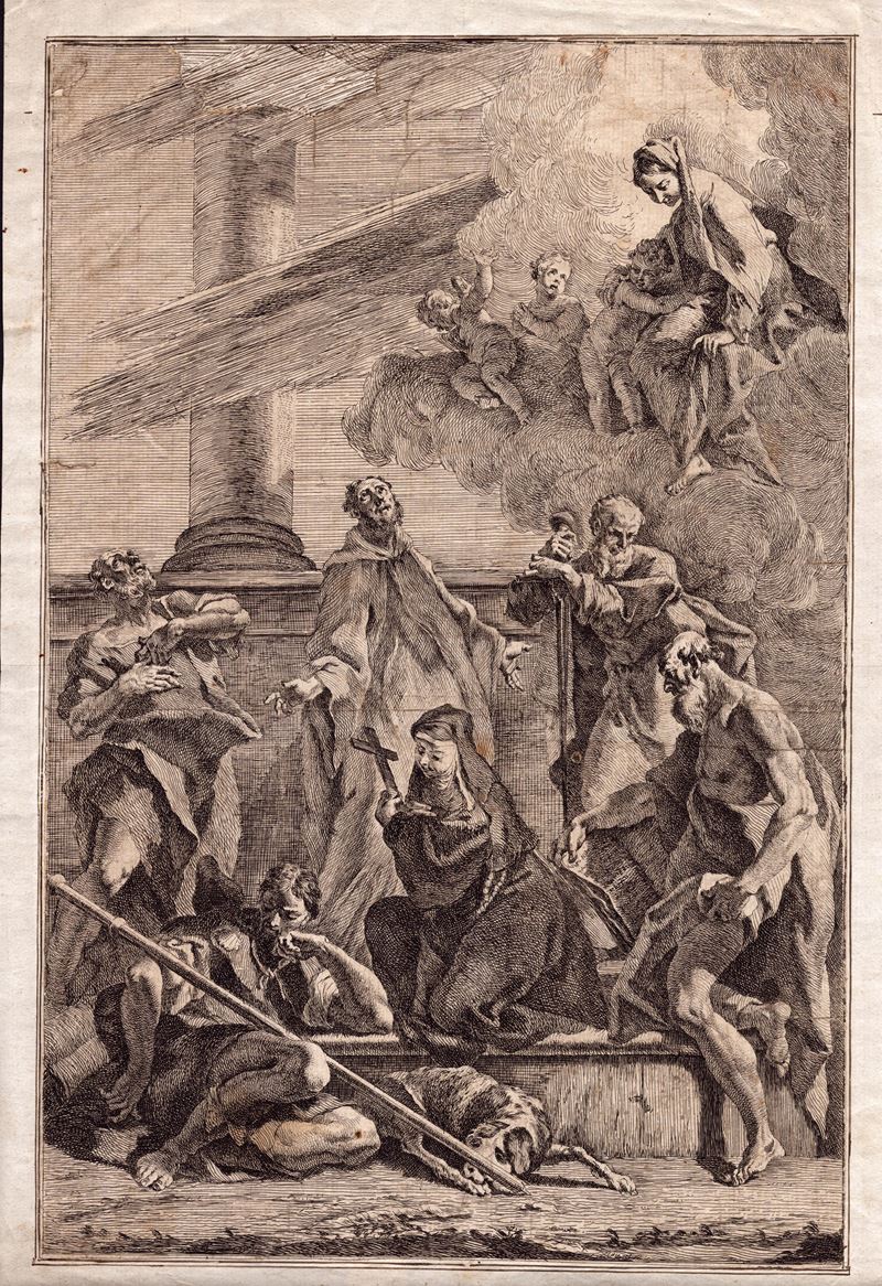 Francesco Fontebasso - Madonna con i Santi