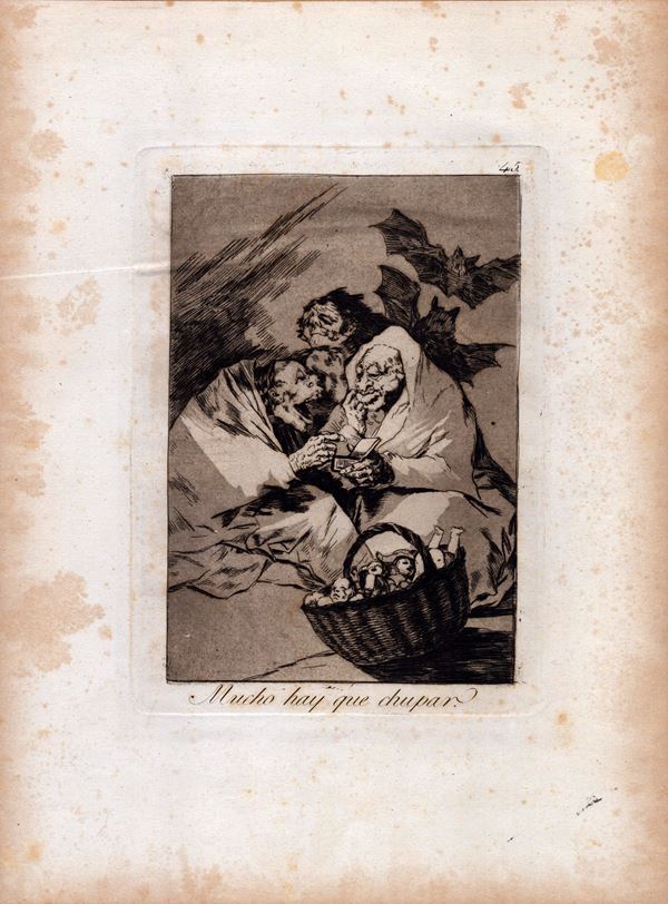 Francisco Goya - Mucho hay que chupar