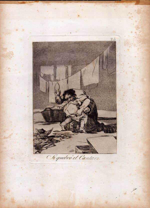 Francisco Goya - Si quebró el cantaro