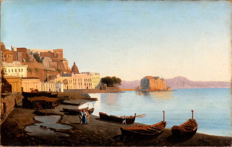 Veduta di Napoli con Castel dell'Ovo