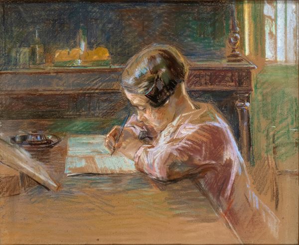 GINO PICCIONI - Bambina che studia