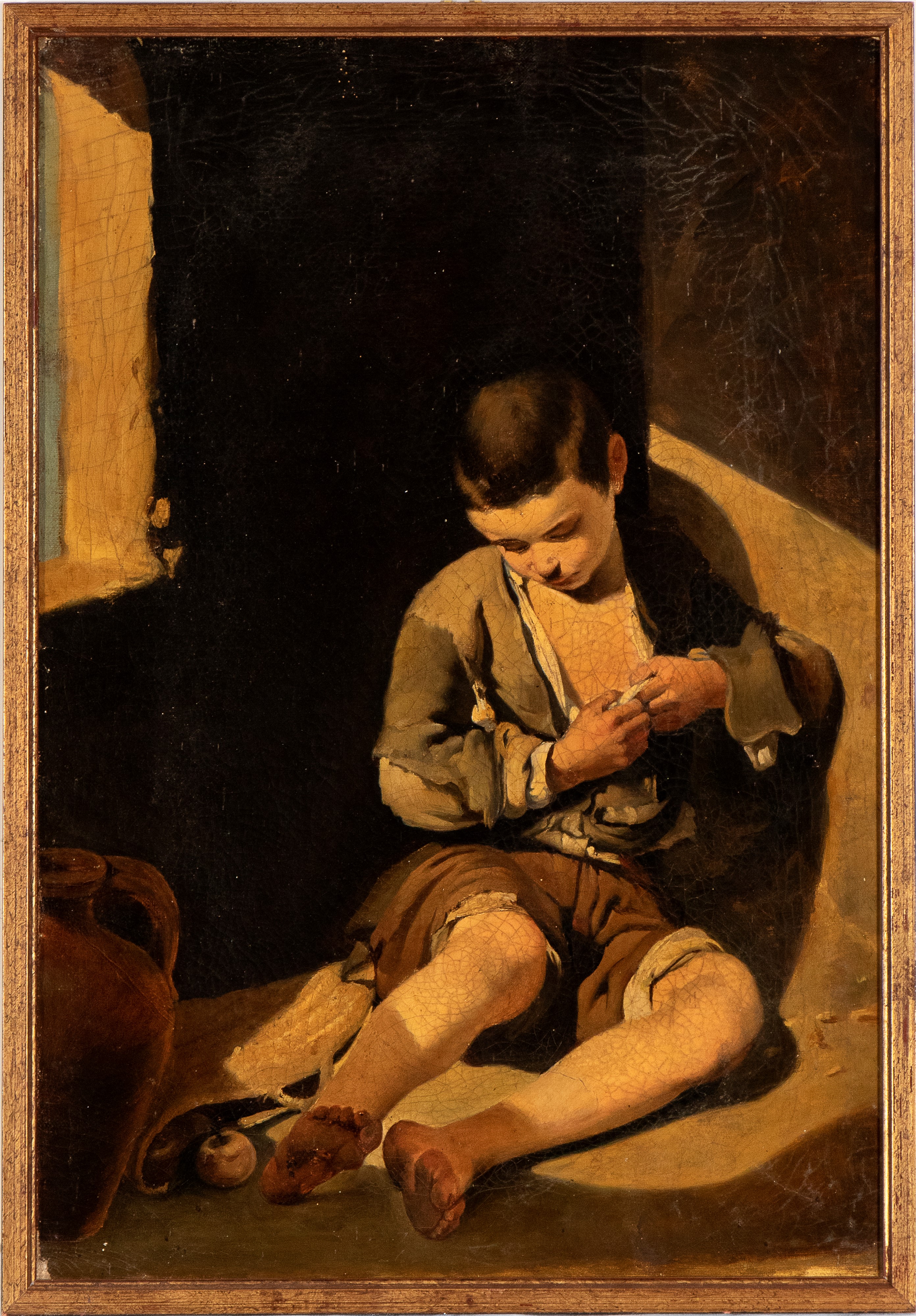 Giovanni Signorini - Ritratto di Fanciullo - Copia da Esteban Murillo