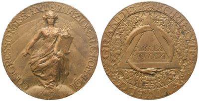 Medaglia Congresso Mass. Internazionale Roma 1911 (45,2 MM)