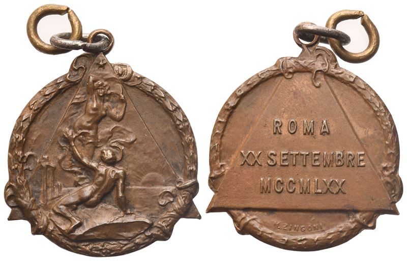 Medaglia Roma XX Settembre Mccmlxx, Ae (25,9 MM)