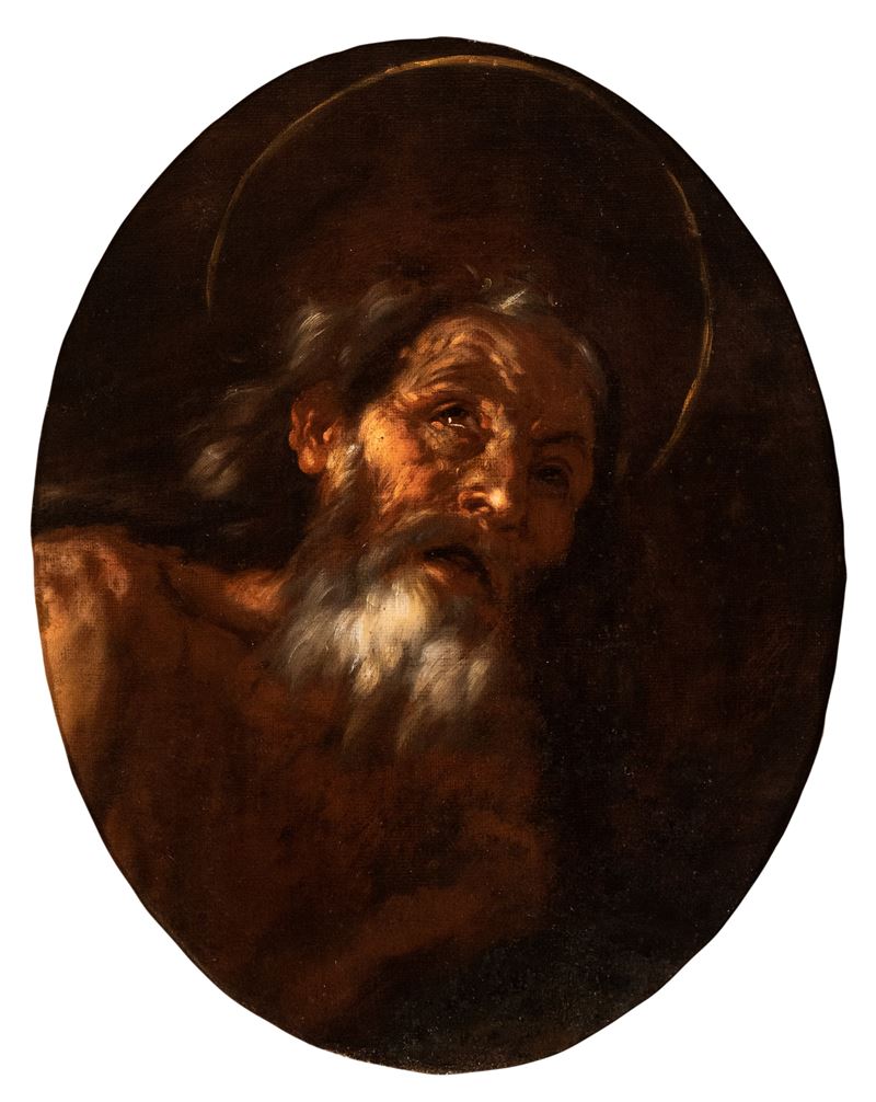 Giovanni Battista Beinaschi - Testa di Santo Eremita