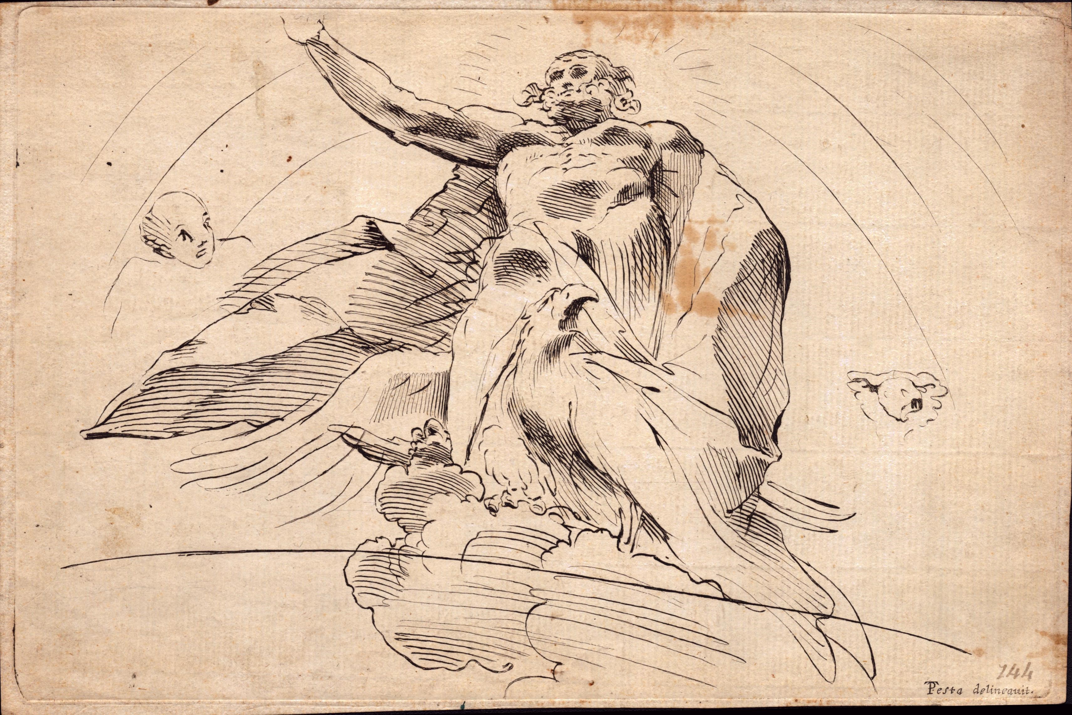 Midas | Dio Padre | Flagellazione con putti, da Pietro Testa