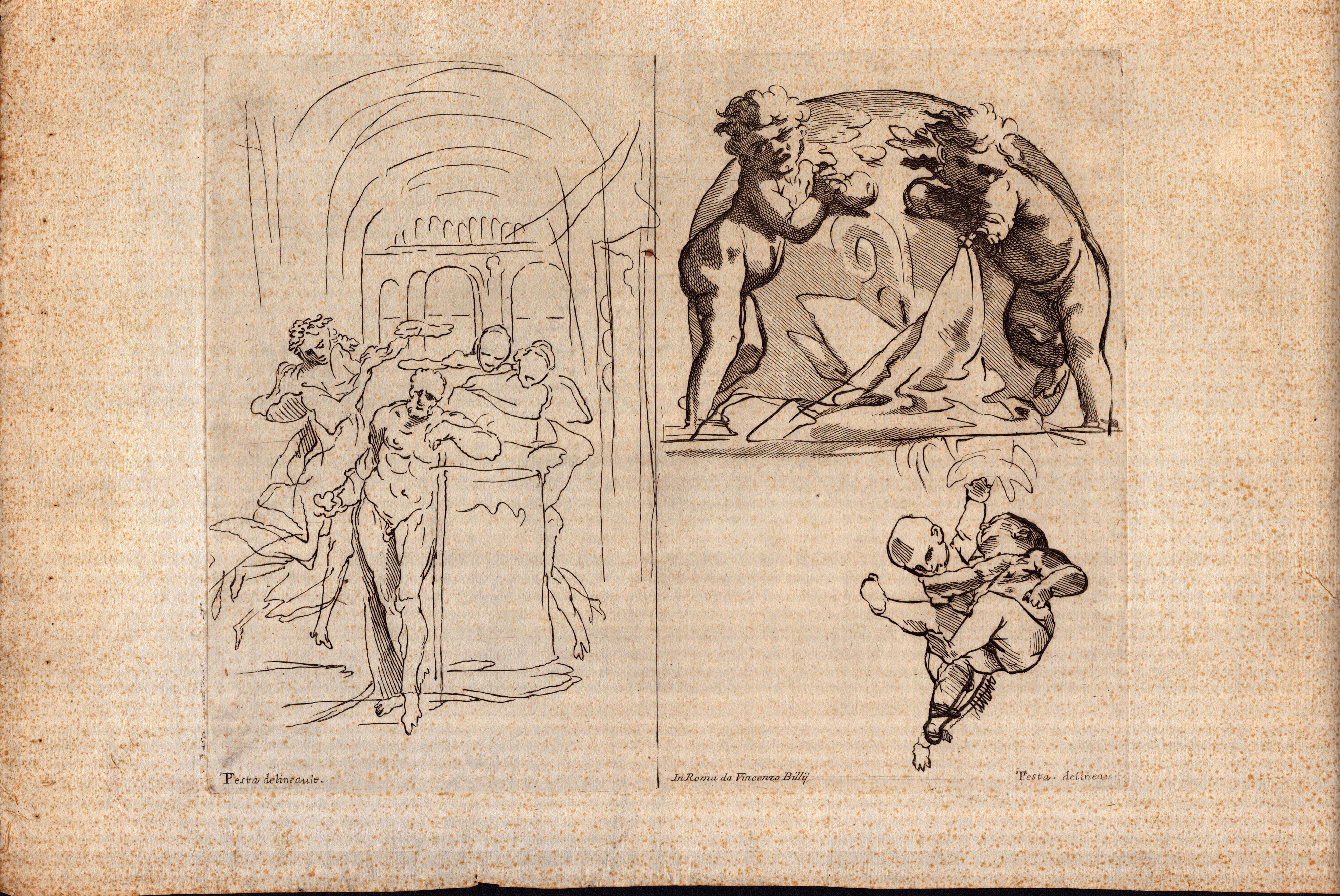 Midas | Dio Padre | Flagellazione con putti, da Pietro Testa