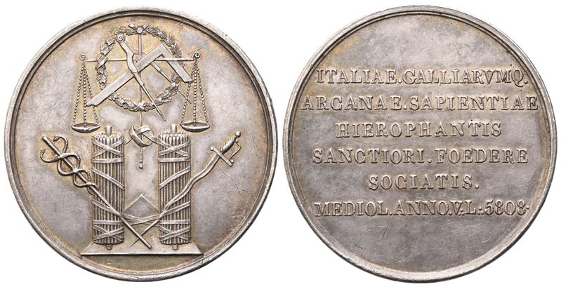 Medaglia Unione L. Francesi e Italiane (40,2 MM)