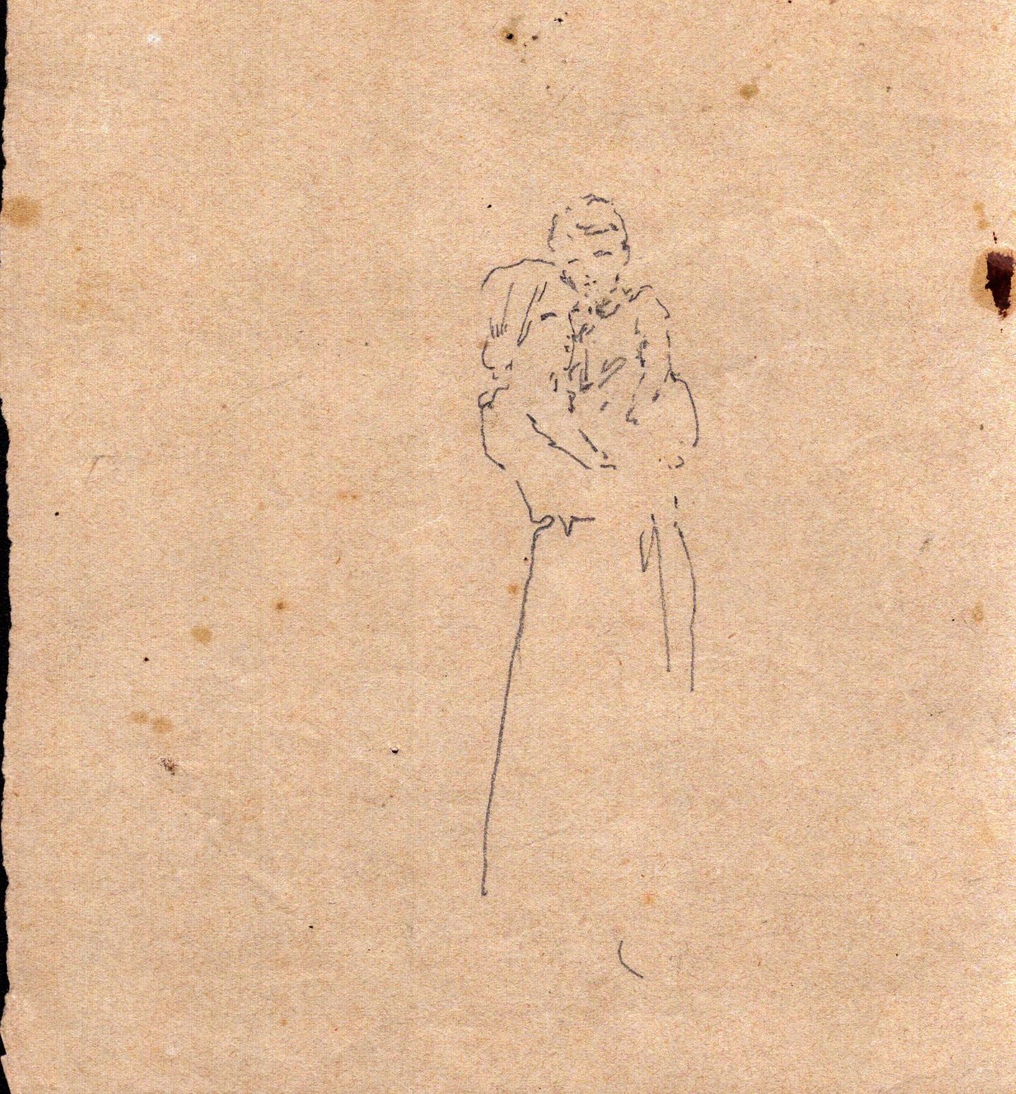 Serie di otto schizzi con soggetti varii