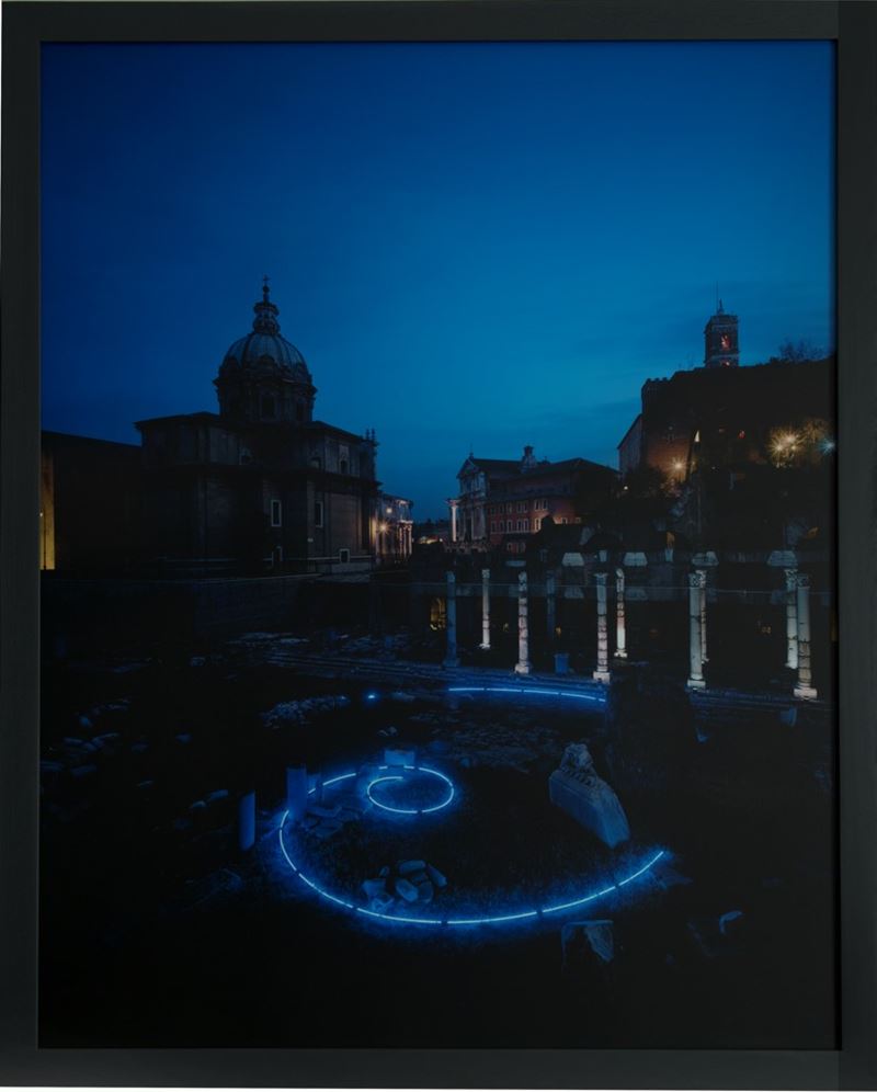 Mario Merz (Un segno nel foro di Cesare)