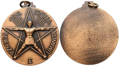 Medaglia "scienza e Umanità", Or. Roma (50 MM)