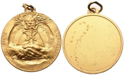 Medaglia Eternelle Alo. De Turin R. L. "de L' Amitié" (35,2 MM)