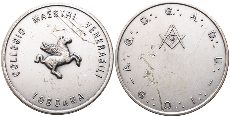 Medaglia Collegio Maestri Venerabili Toscana (50,3 MM)