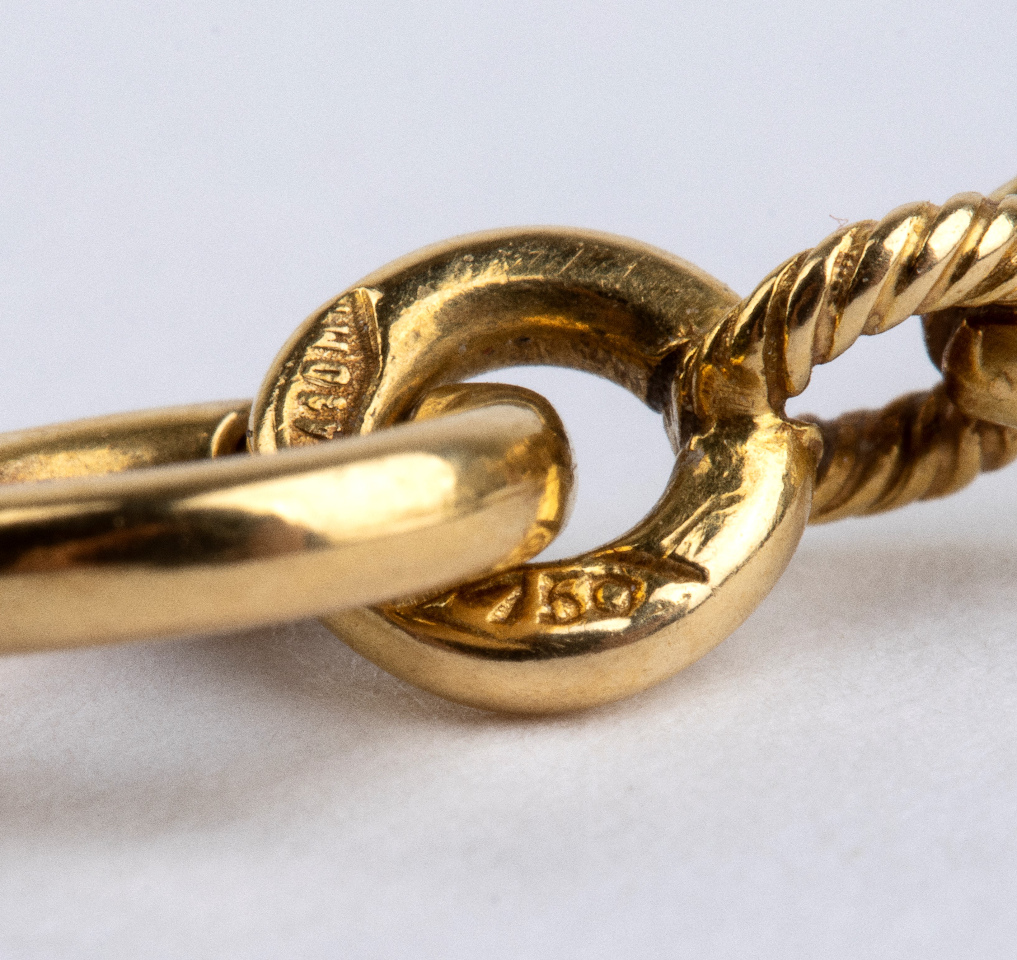 Oro 18k, Collana con corallo Mediterraneo e perle