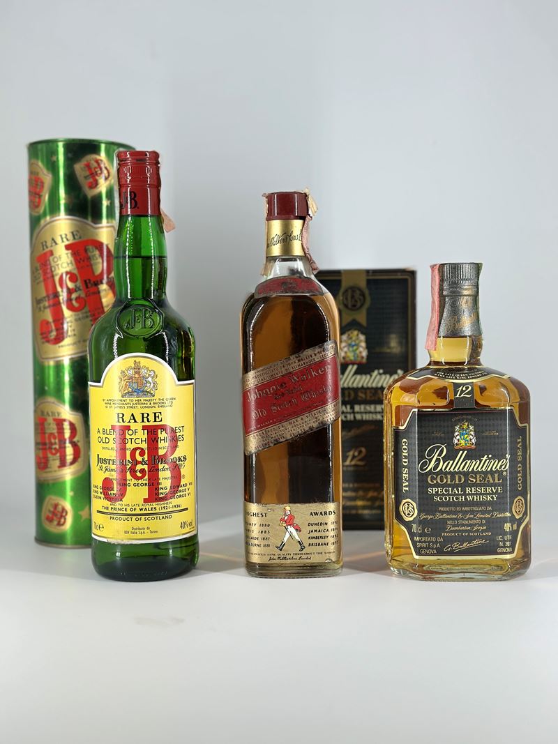 Selezione Whisky, J&b - Johnnie Walker - Ballantines