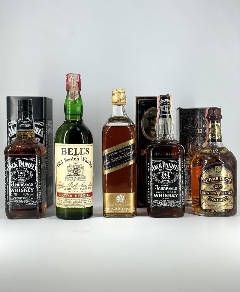 Selezione, Whisky - Jack Daniel's - Bell's - Johnnie Walker - Chivas