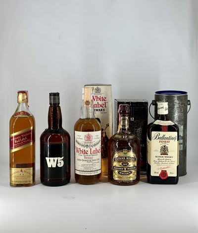 Selezione, Whisky - Johnnie Walker - W5 - John Dewar - Chivas - Ballantine's