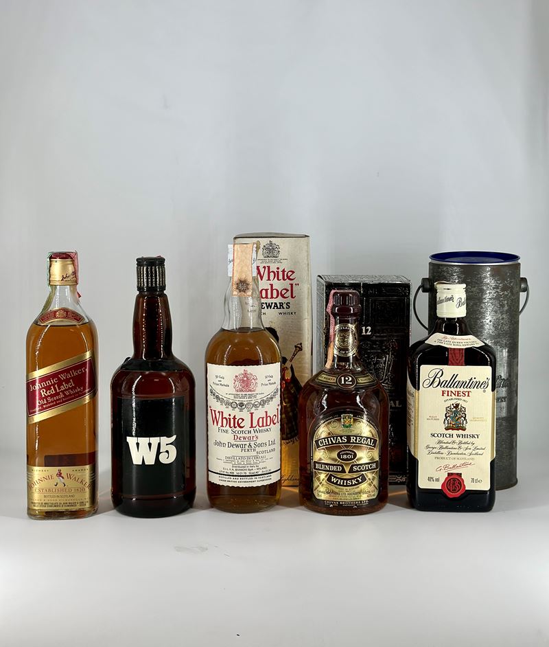 Selezione, Whisky - Johnnie Walker - W5 - John Dewar - Chivas - Ballantine's