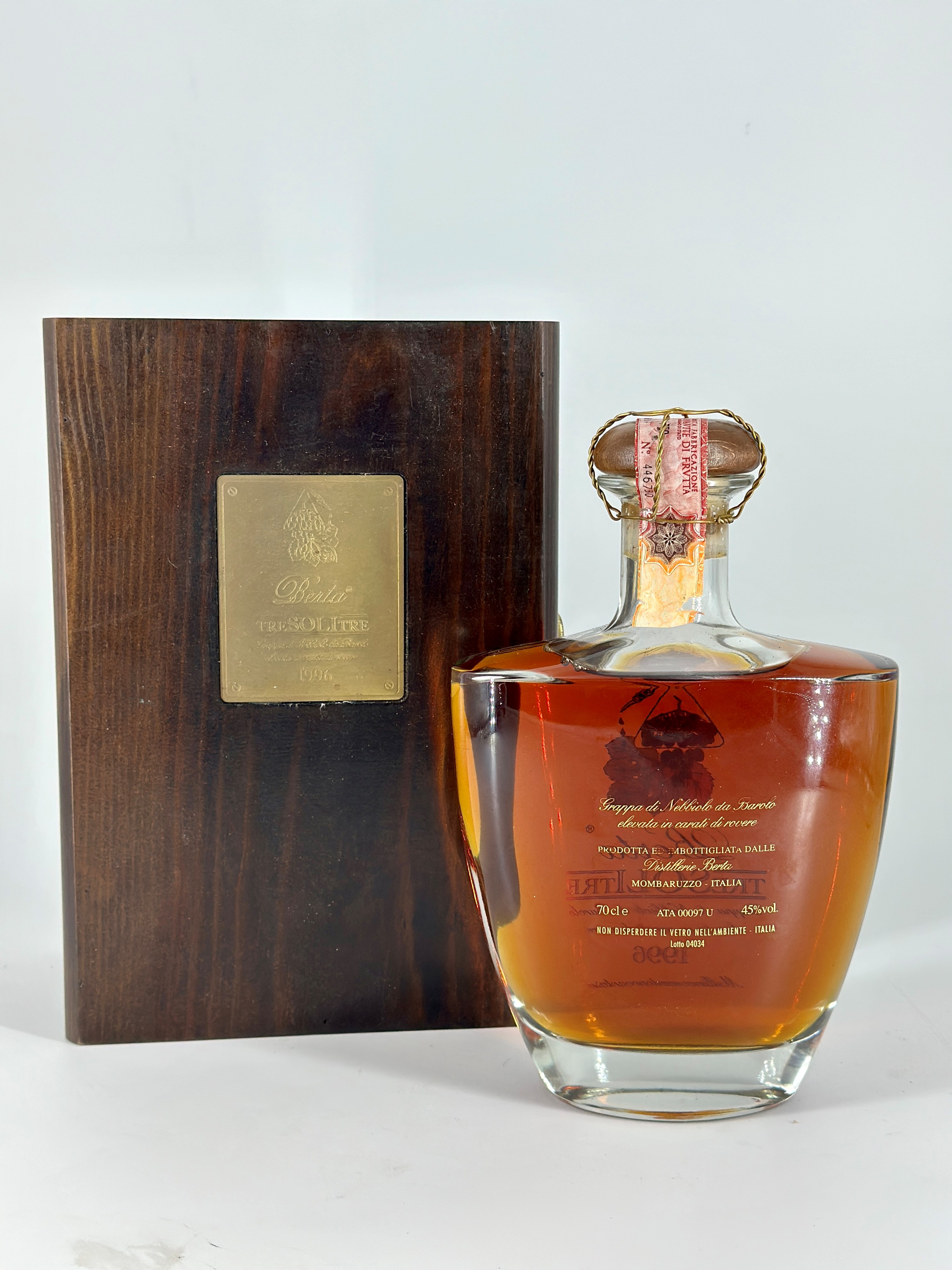 Berta, Tresolitre Grappa di Nebbiolo da Barolo