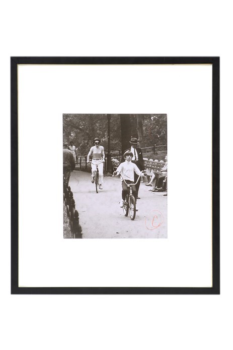 Jackie Kennedy with son John Jr. Central Park