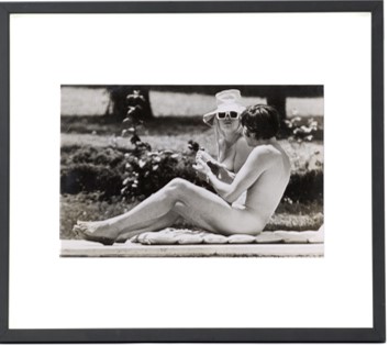 Brigitte Bardot and Gunther Sachs in their villa along the old Via Appia