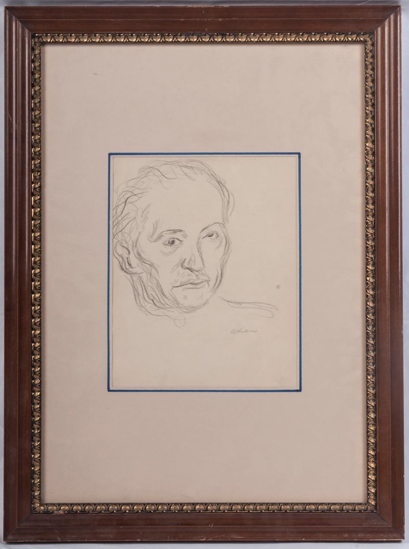 Carlo Levi - Testa di Anziano