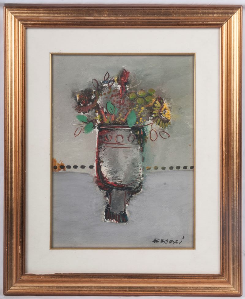 Manlio Bacosi - Vaso con Fiori