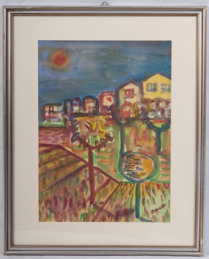 Manlio Bacosi - Paesaggio Urbano