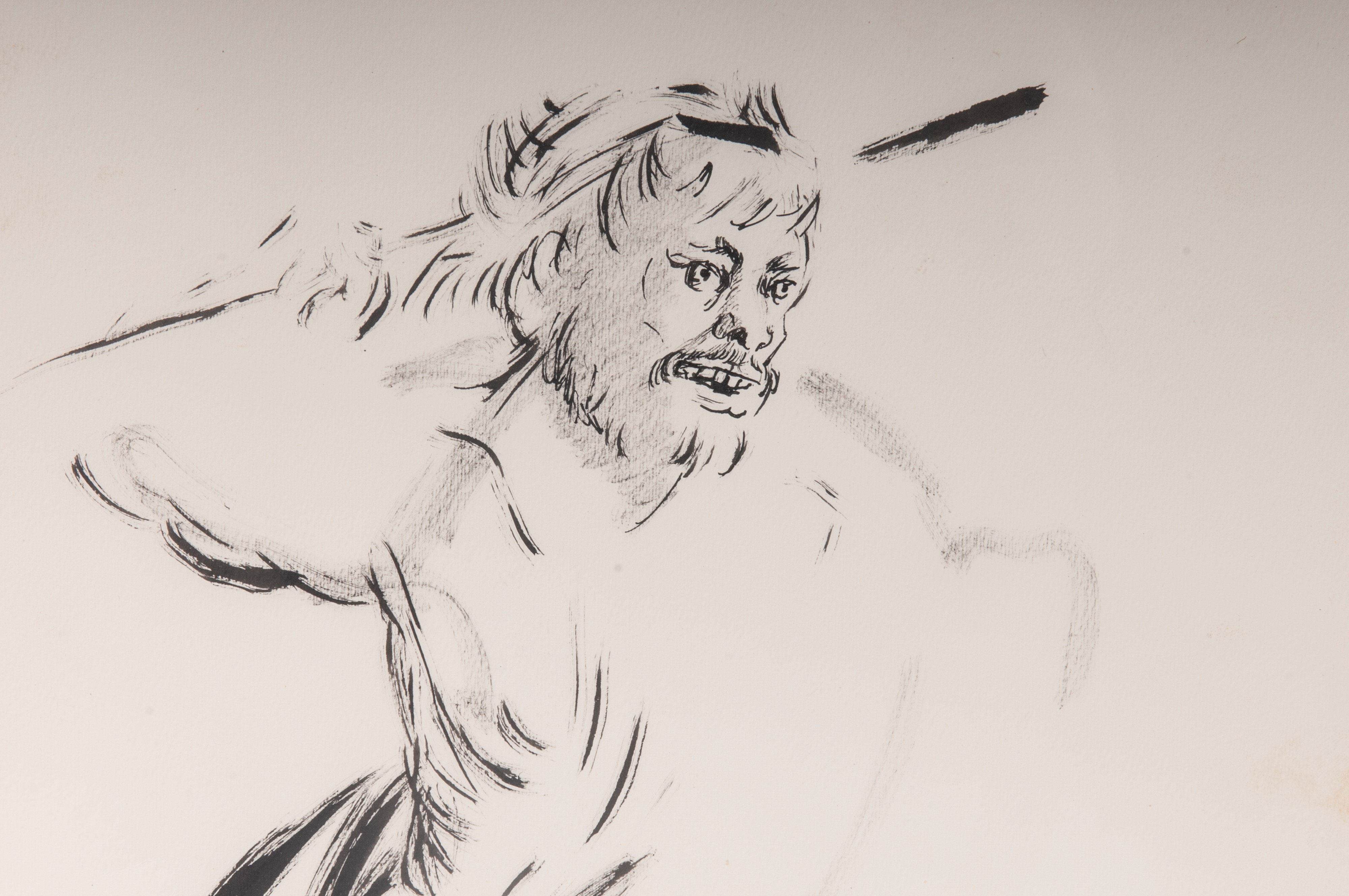 Satiro, multiplo su carta