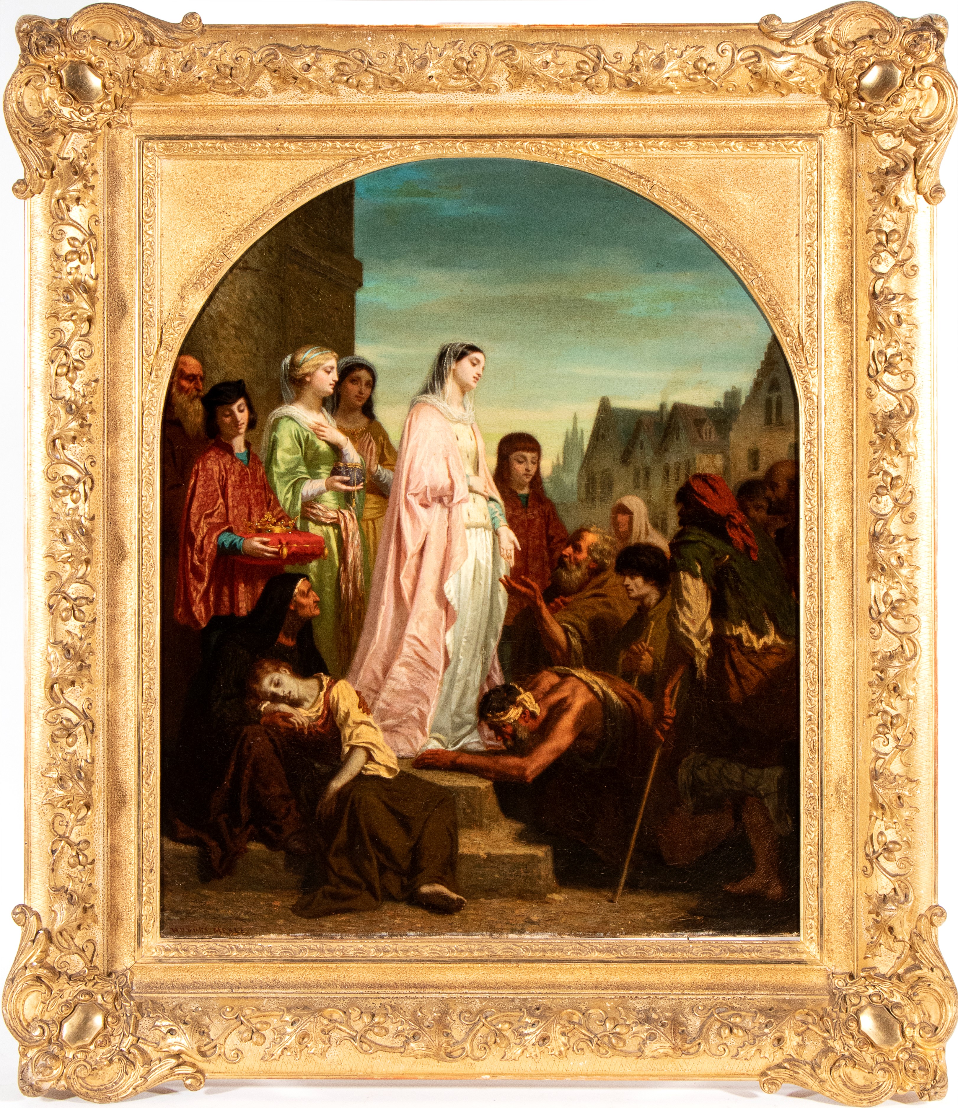 Hugues Merle - Santa Elisabetta D'ungheria