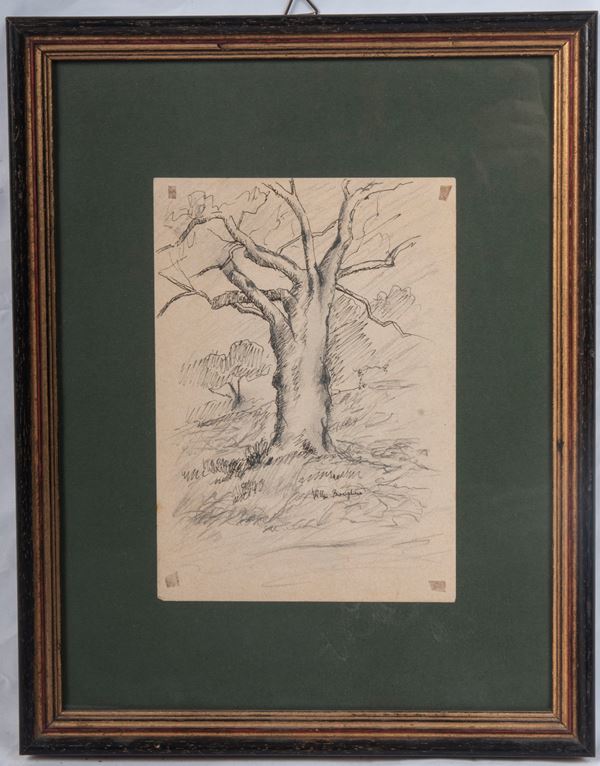 Villa Borghese, multiple on paper