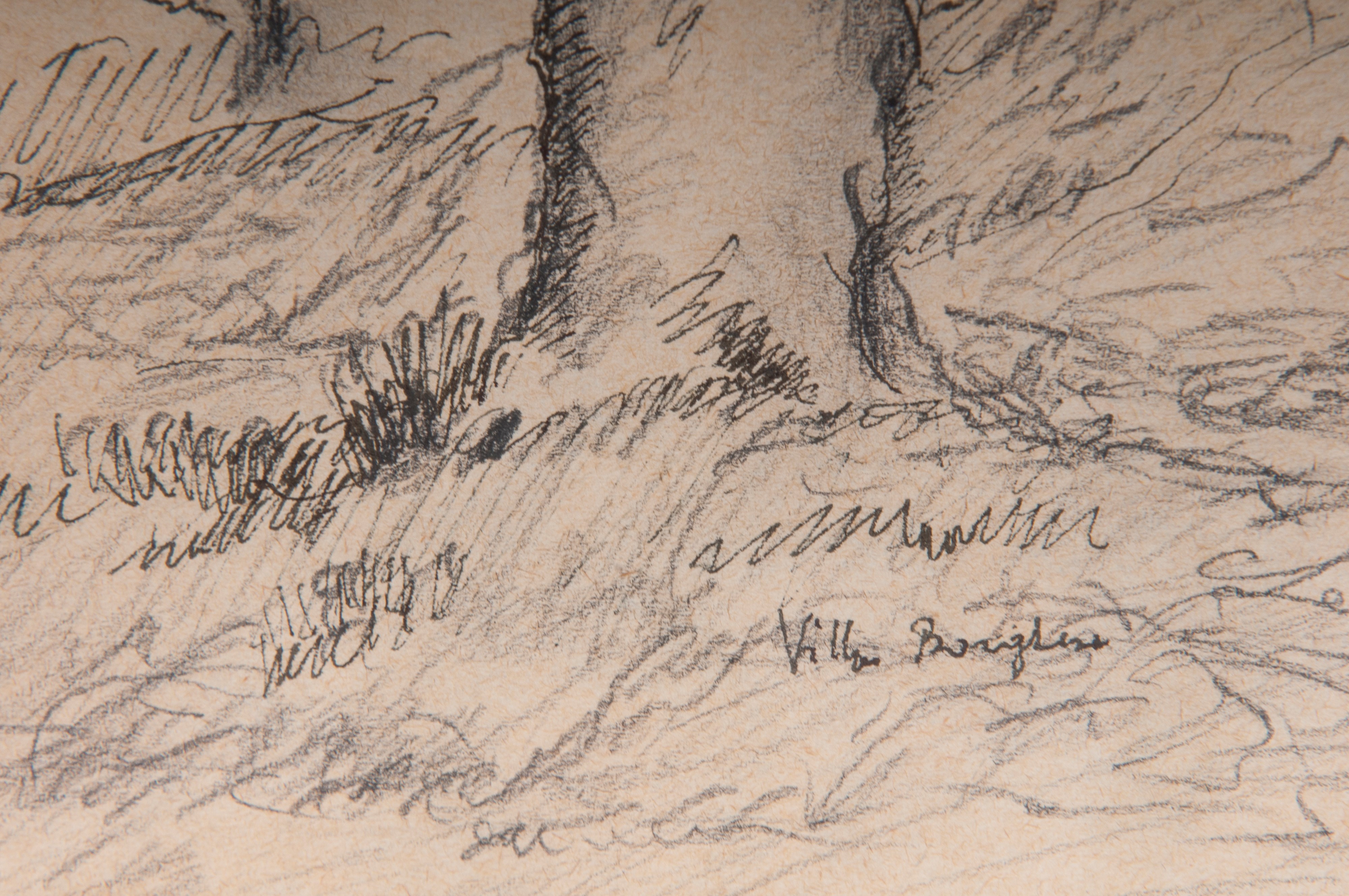 Villa Borghese, multiplo su carta