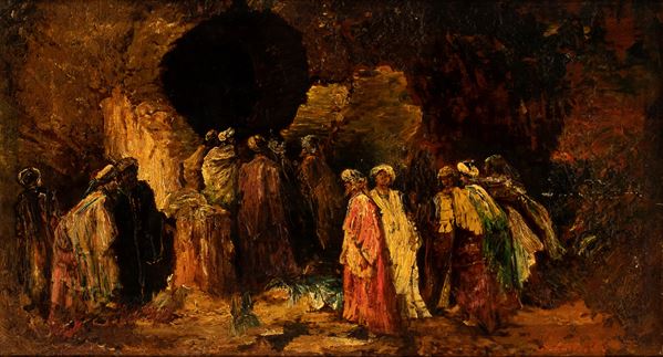 ADOLPHE-JOSEPH-THOMAS MONTICELLI - Orientalist scene