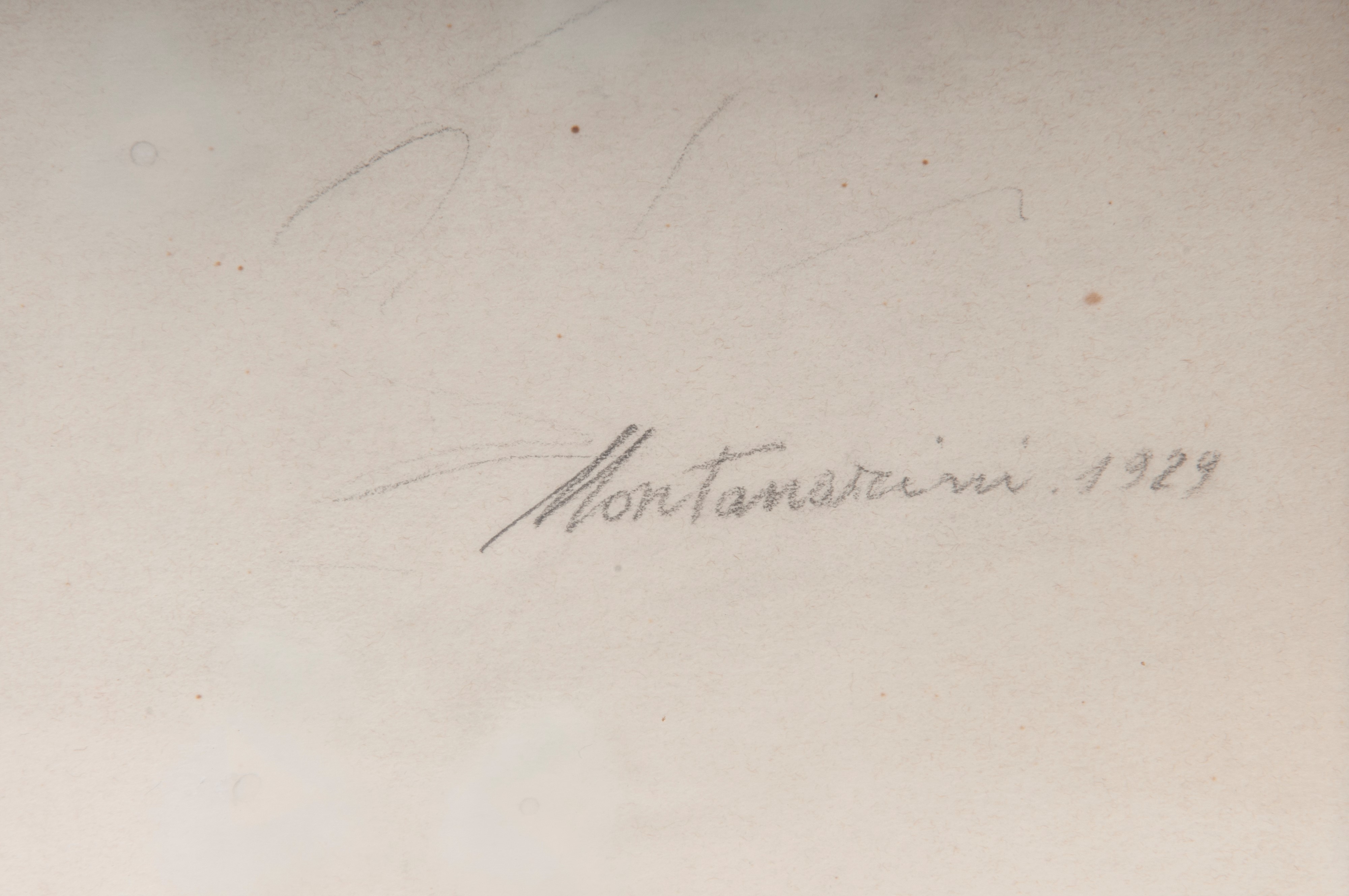 Volto di donna, multiplo su carta