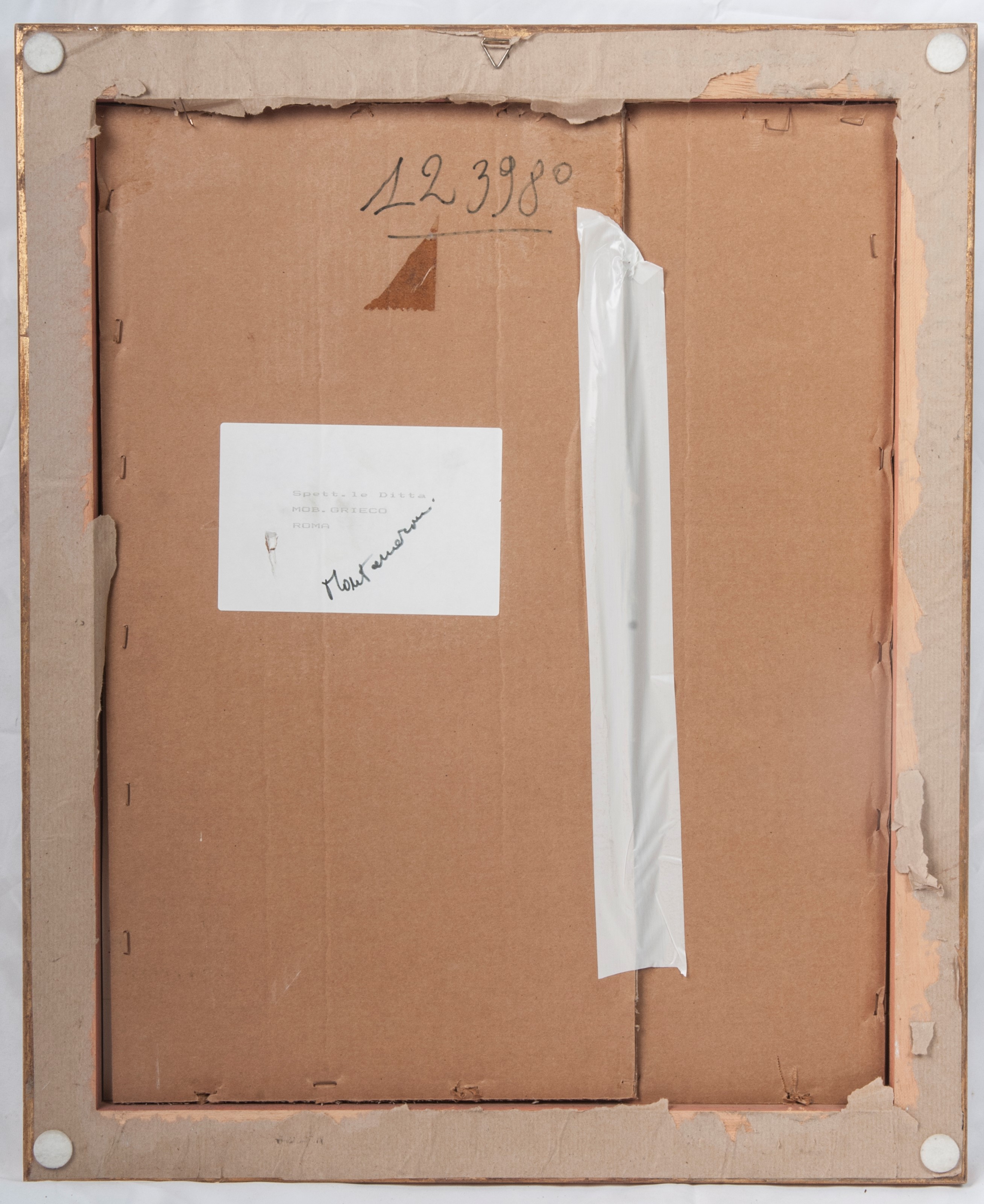 Volto di donna, multiplo su carta