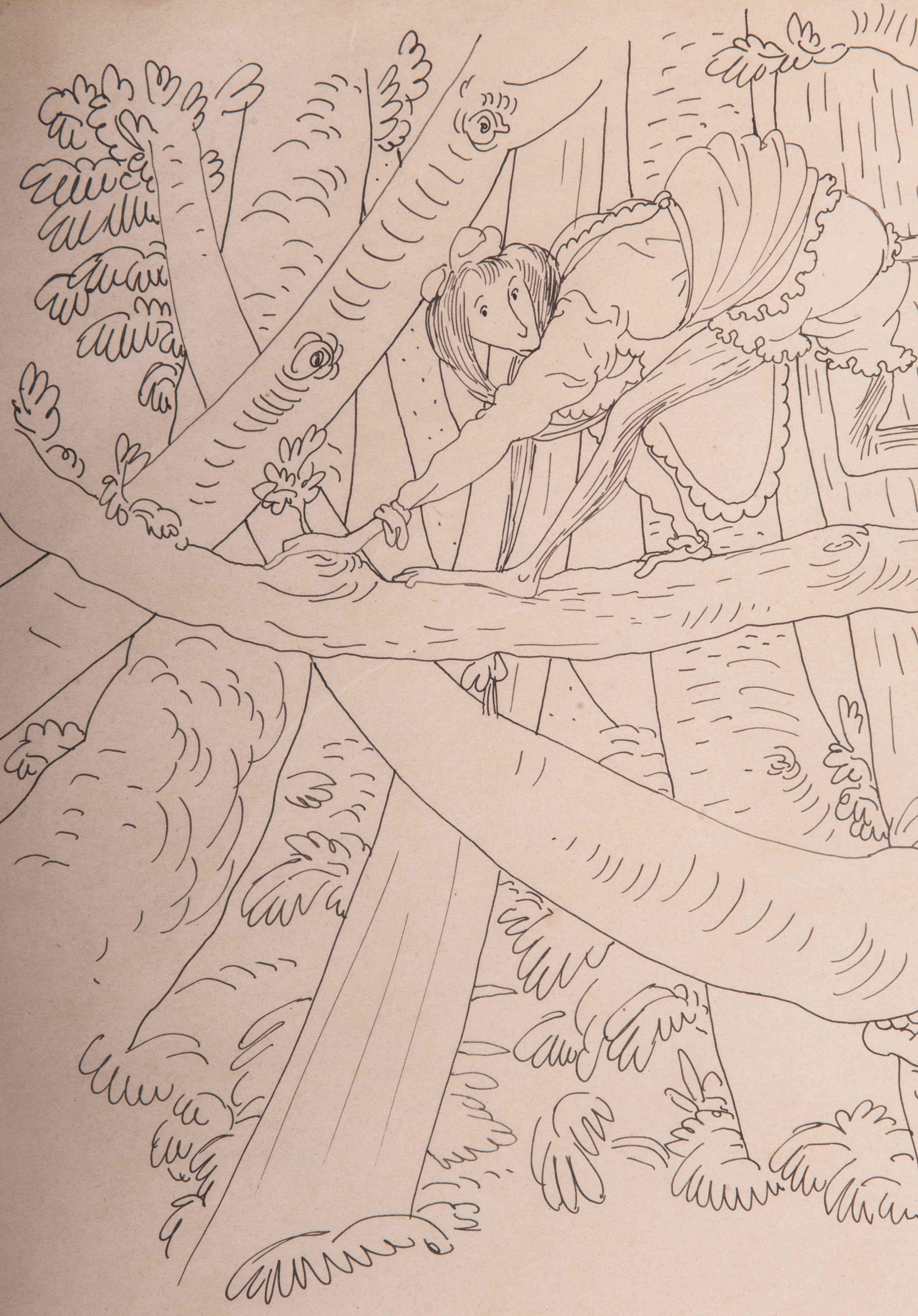 Scimmia nella foresta, stampa in off set su carta