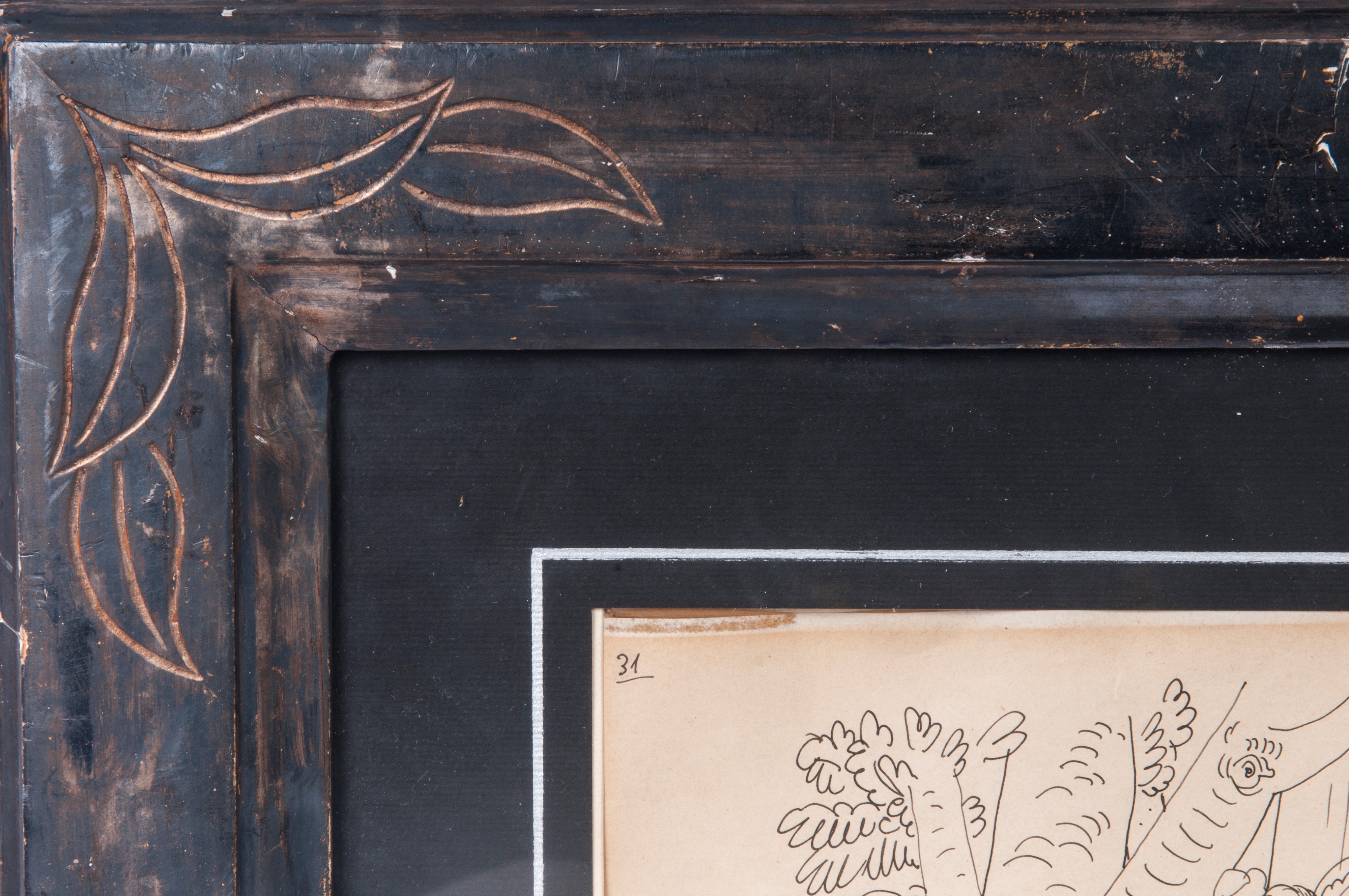 Scimmia nella foresta, stampa in off set su carta