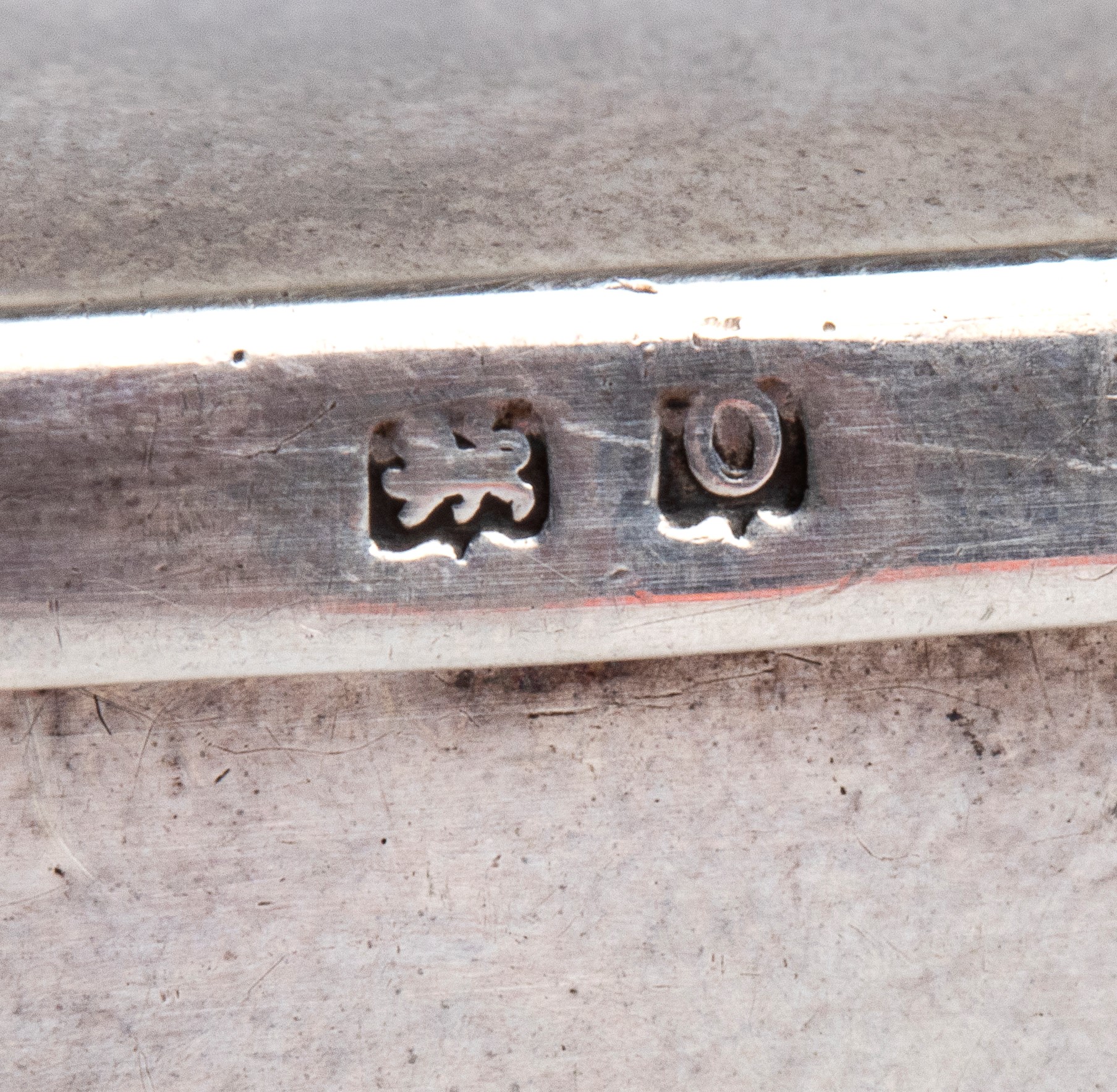 Gruppo di quattro scatole in argento