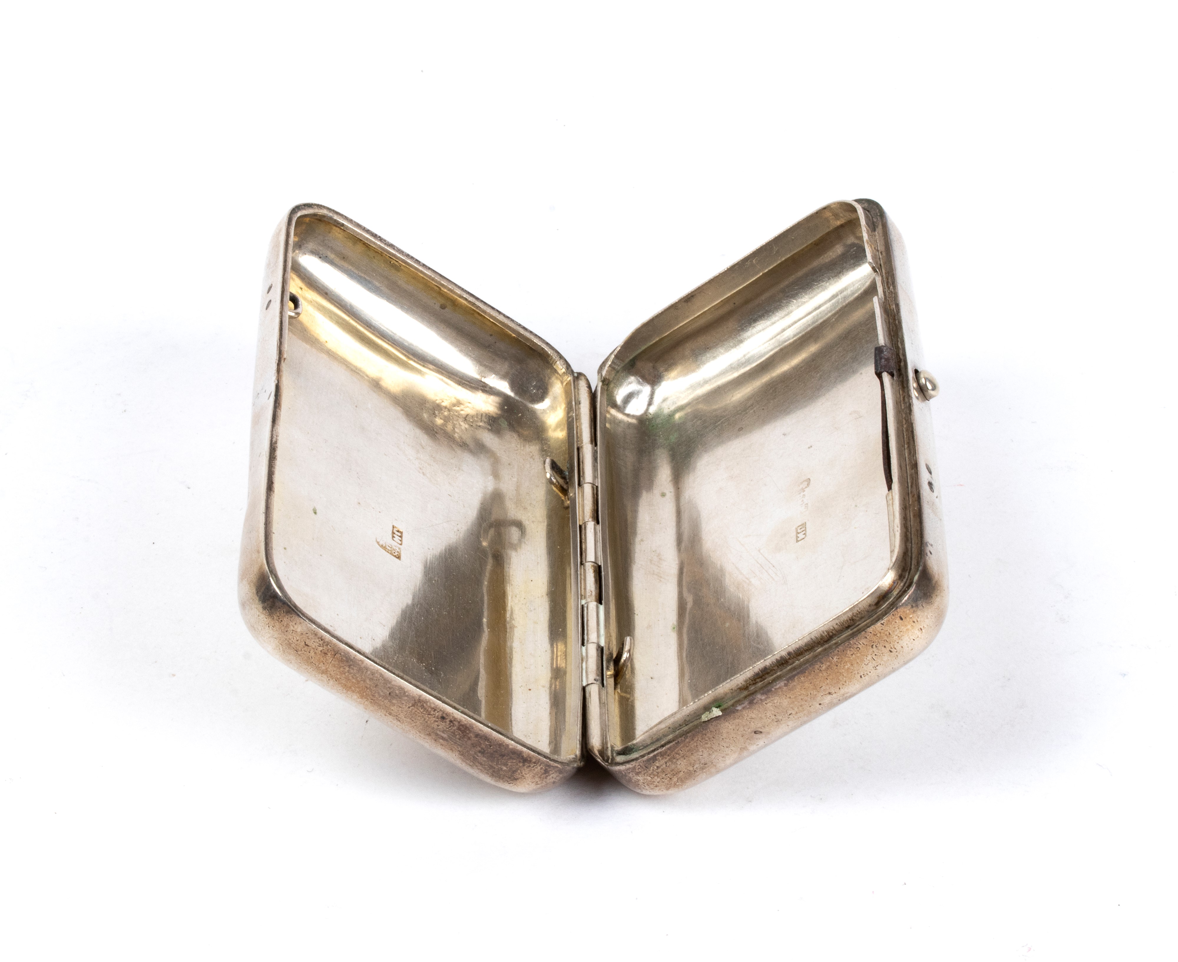 Portasigarette russo in argento