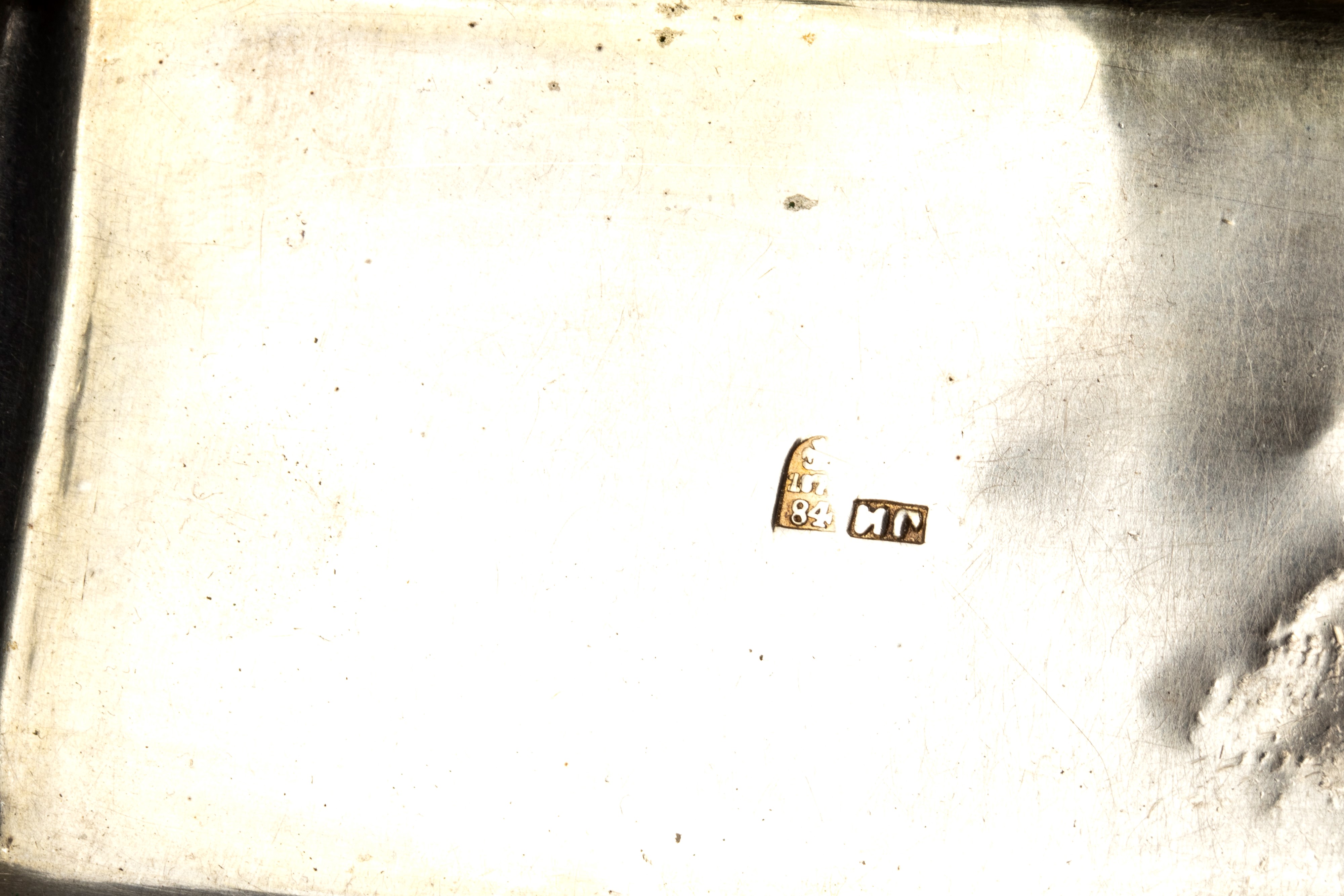 Portasigarette russo in argento