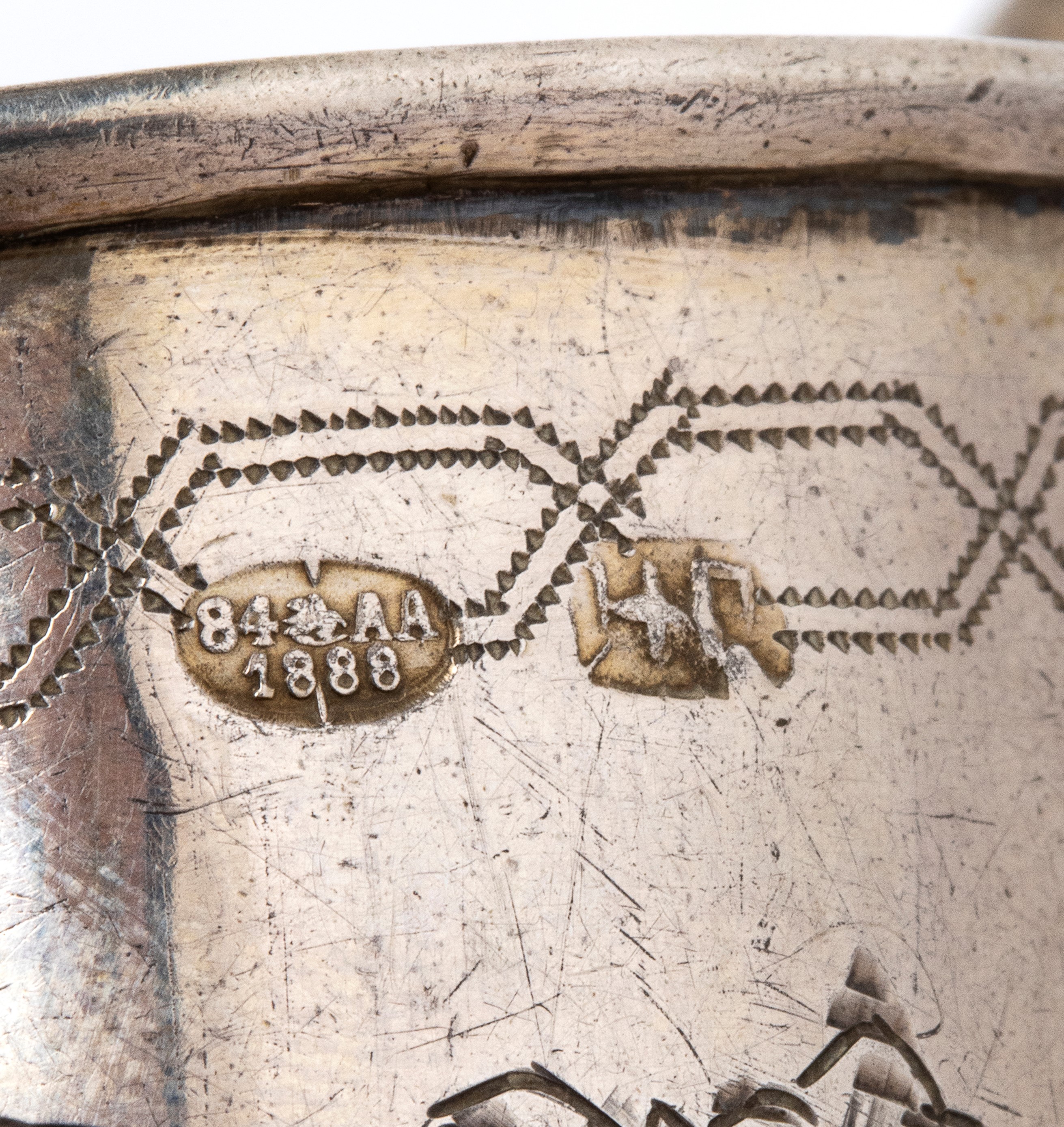 Corno russo in argento