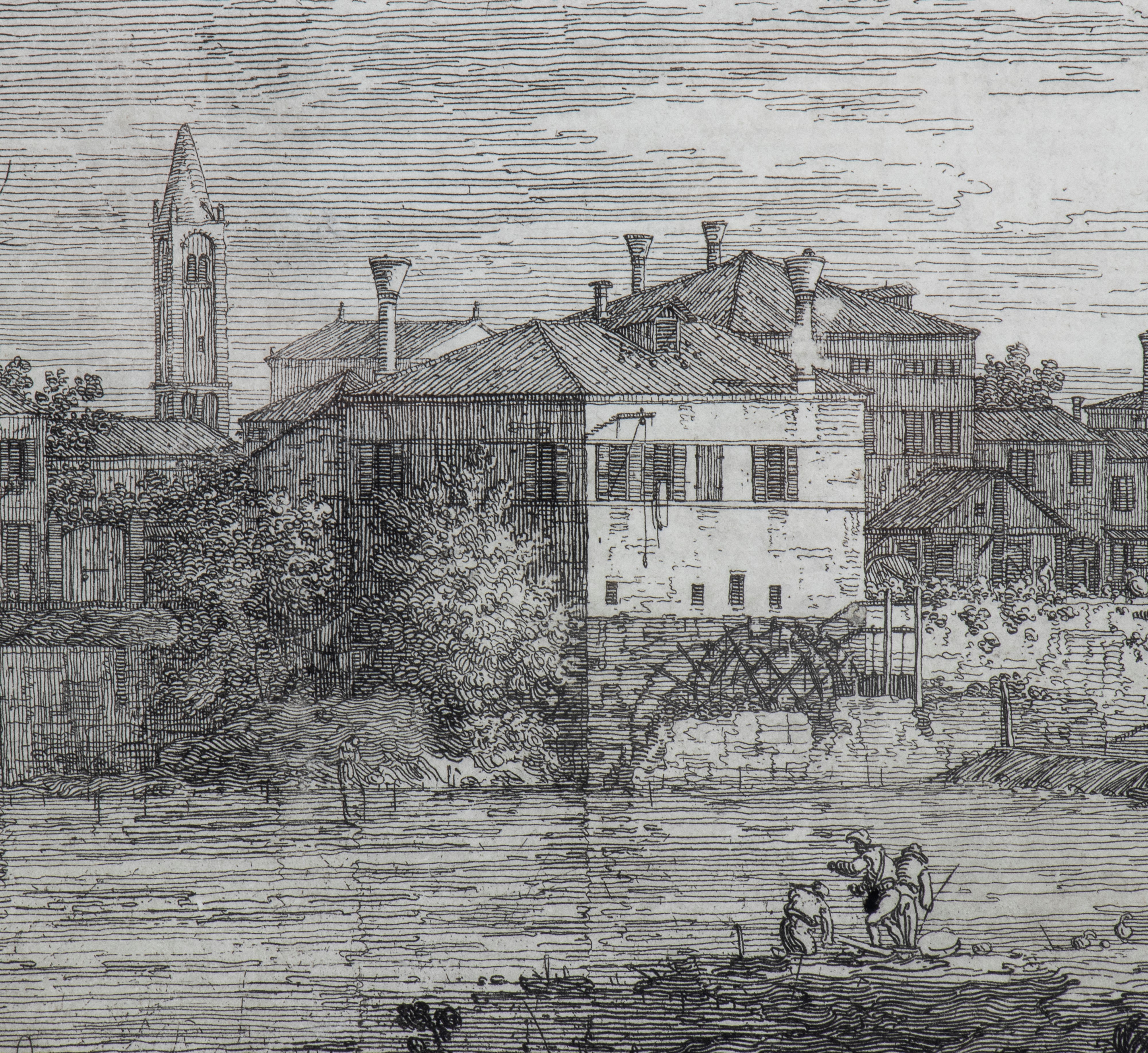 Giovanni Antonio Canal il Canaletto - Veduta di Dolo sulla Riva del Fiume