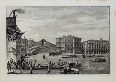 Forum Olitorium e Regione Prospectum, Cum Proximis Publicis Magistatibus, Et Ponte Rivoalti...