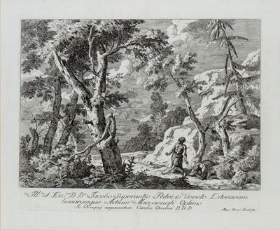 Paesaggio con Due Figure in una Selva
