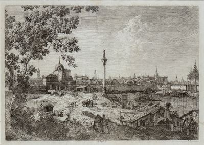 Capriccio con Edifici Padovani