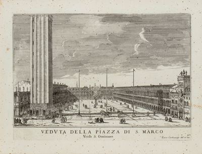 Veduta della Piazza di S.marco, Verso S. Giminiano
