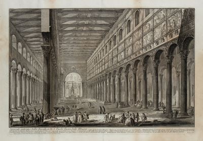 Spaccato Interno della Basilica di S. Paolo Fuori delle Mura