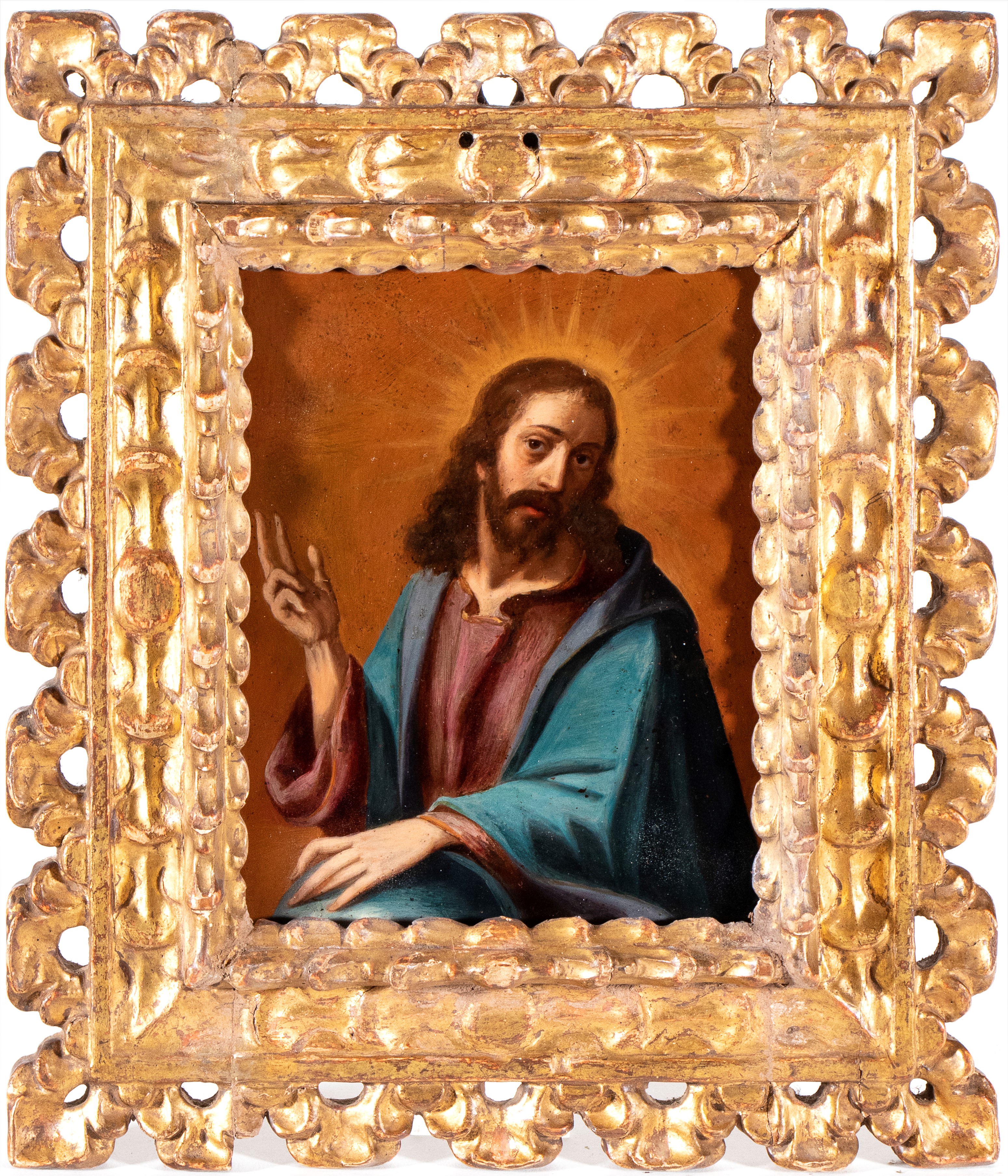 Artista Attivo a Roma, Fine XVI - Inizio XVII Secolo - Cristo Benedicente