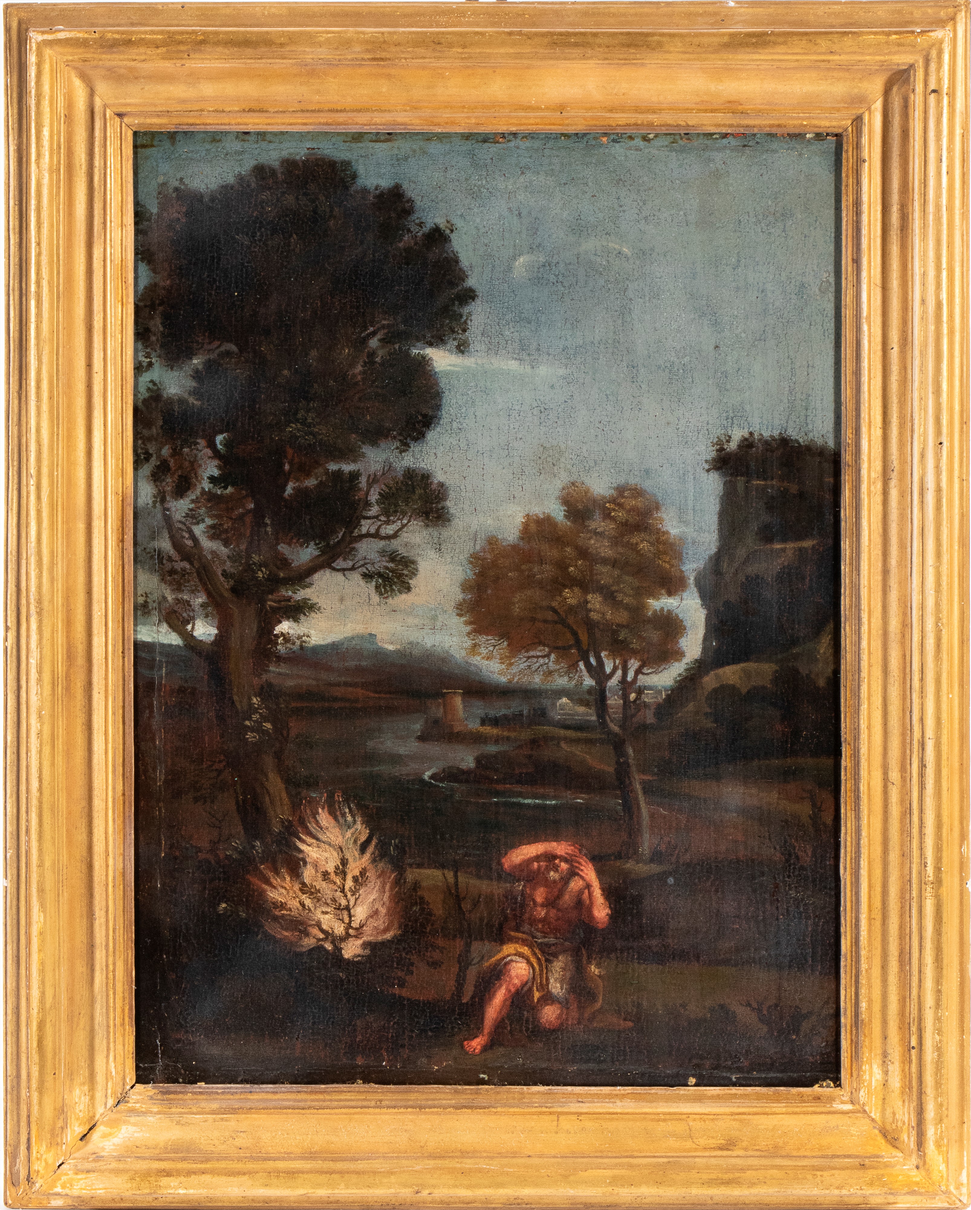 Domenico Zampieri il Domenichino - Paesaggio con Mosè e il Roveto Ardente
